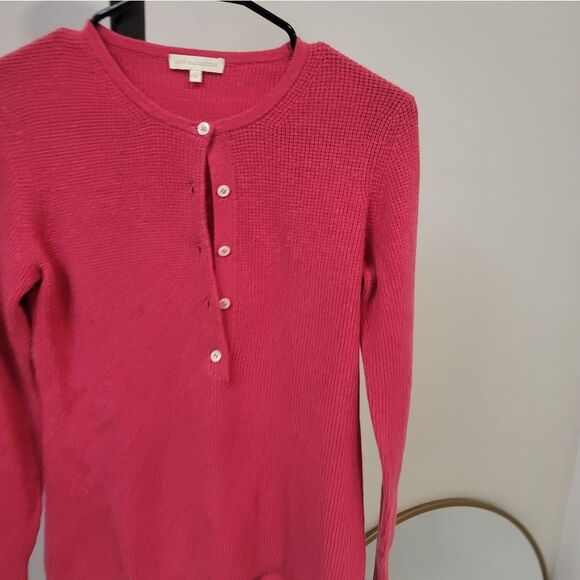 ANN MASHBURN 100% CASHMERE PINK SWEATER Xs - Picture 2 of 5
